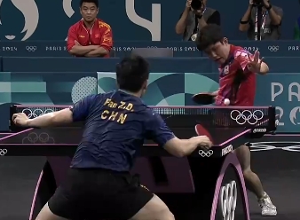 德国乒乓球队鏖战中国乒乓球队，张本智和惊艳世界的简单介绍