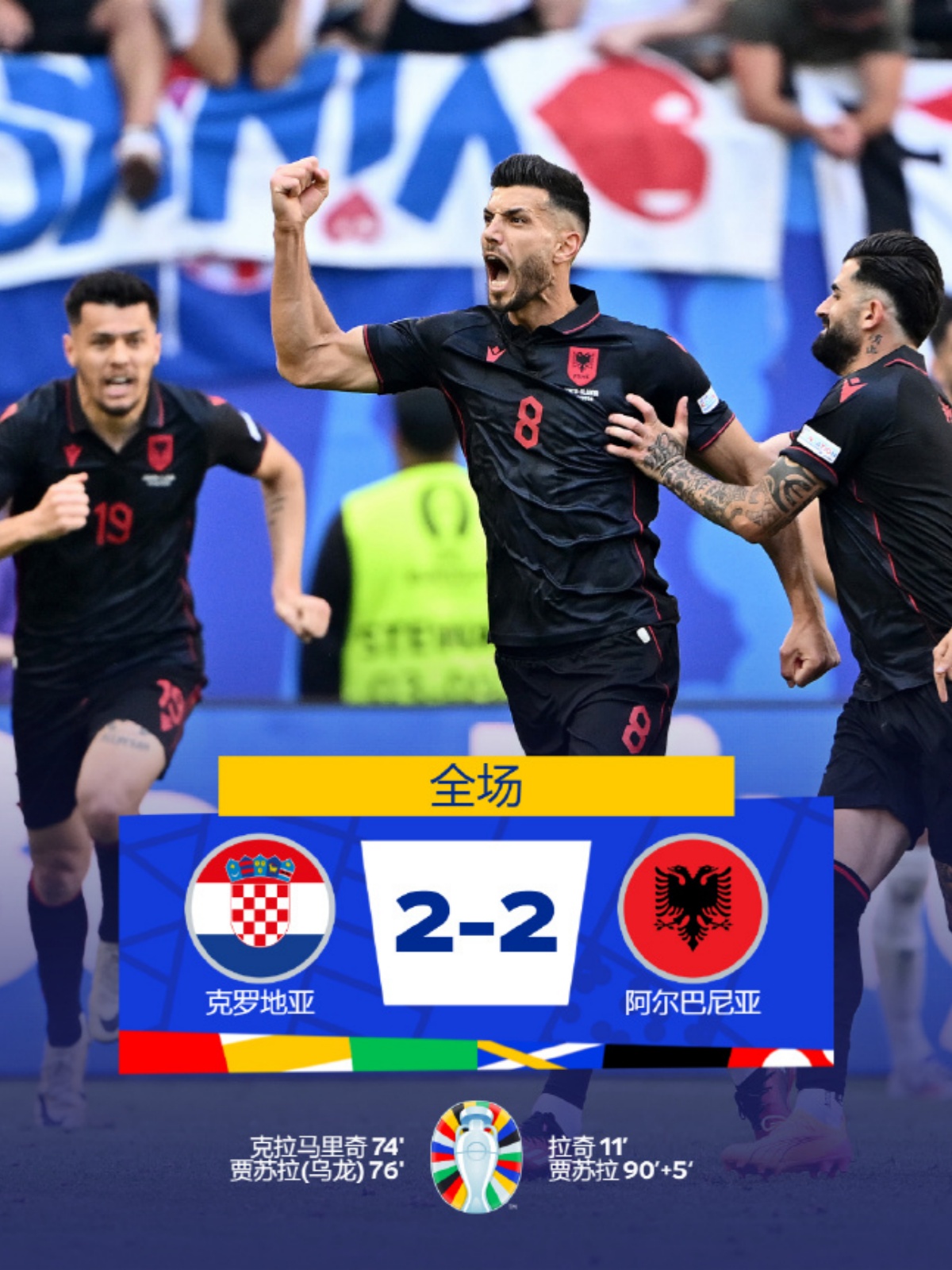 阿尔巴尼亚队在比赛中战胜对手，获得关键胜利的简单介绍